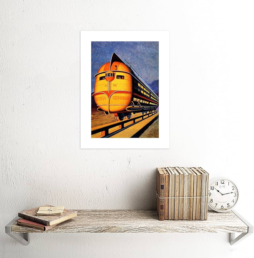 Amazon.com: FANTASY SCI FI TRAIN FUTURE DESIGN TRACK RAIL MONORAIL